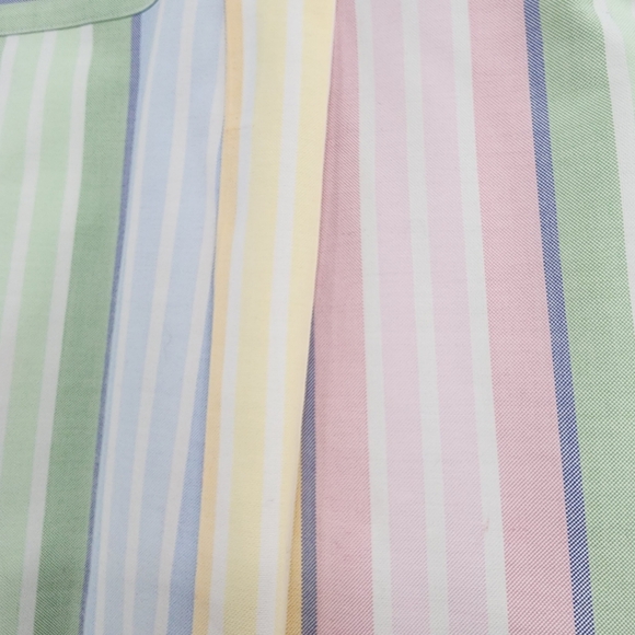 Brooks Brothers 346 Pastel Striped Button Down Shirt - Picture 9 of 9